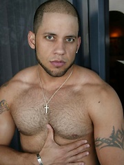 Latino stud posing