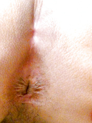 Japanese teen boy stroking own penis