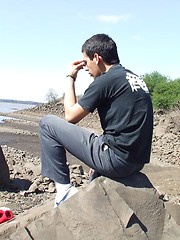 Badass twink gets all naked and shows some skin