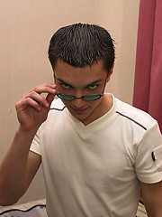 Twink shows off his willing asshole and hard cock