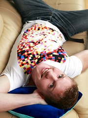 Innocent face and wicked cock pairing with horny student