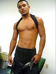 Miami boy Antonio grabs fat dick