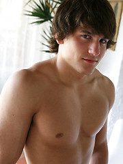 Cute frat jock Daniel posing
