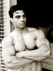 Egyptian muscle man Tamer