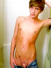 Hot butt and cock of the cute teen guy