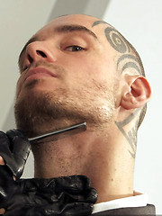 Incredibly sexy and fully-tatted Logan McCree and sexy Goran