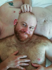 Tattooed, rough-and ready Max O Connel eats Ashby Red ass like a fuzzy peach before getting his thick dick deep inside
