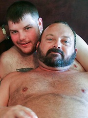 Four diverse bears take each other on at a wet and sweaty pump and cum dump