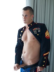 A Marine That's Hung Like A Horse