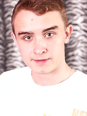 Nick Simpson busts a major nut onto his stomach.