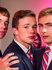 Helix Academy horse cock Troy Ryan and It's on When his bros Logan Cross & Kody Knight
